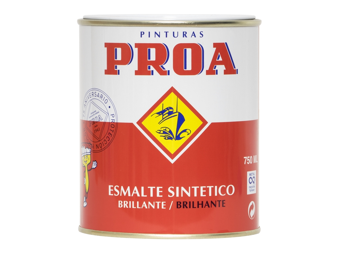 ESMALTE SINTÉTICO BRILLANTE PROA Verde Máquinas Ral 6011 4L