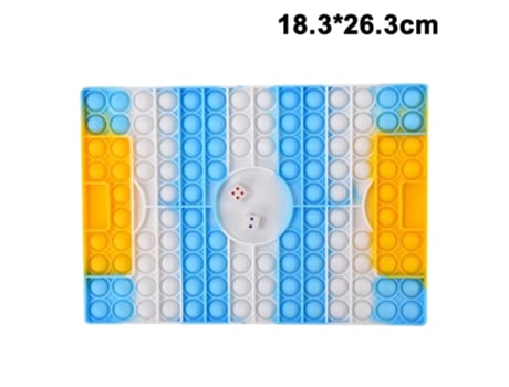 1 Uds. Juego de tablero de ajedrez Pop, juguetes sensoriales de burbujas, tablero de dados, juego de mesa grande, herramientas para aliviar el estr...