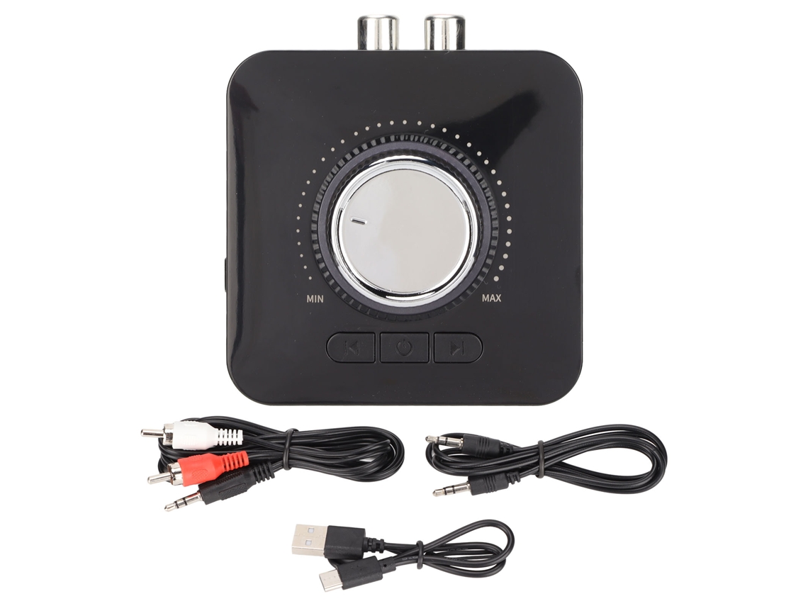 Adaptador De Som Bluetooth 5.0 Transmissor Receptor Com Tela Led E Microfone Hd Para Tv E Alto-falante