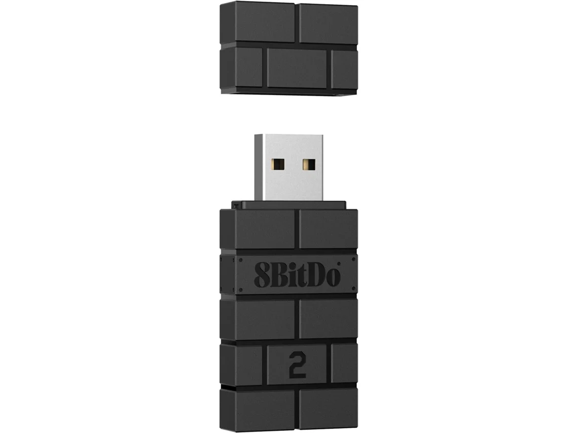 Adaptador inalámbrico USB 8BITDO (Multipropósito - Negro)