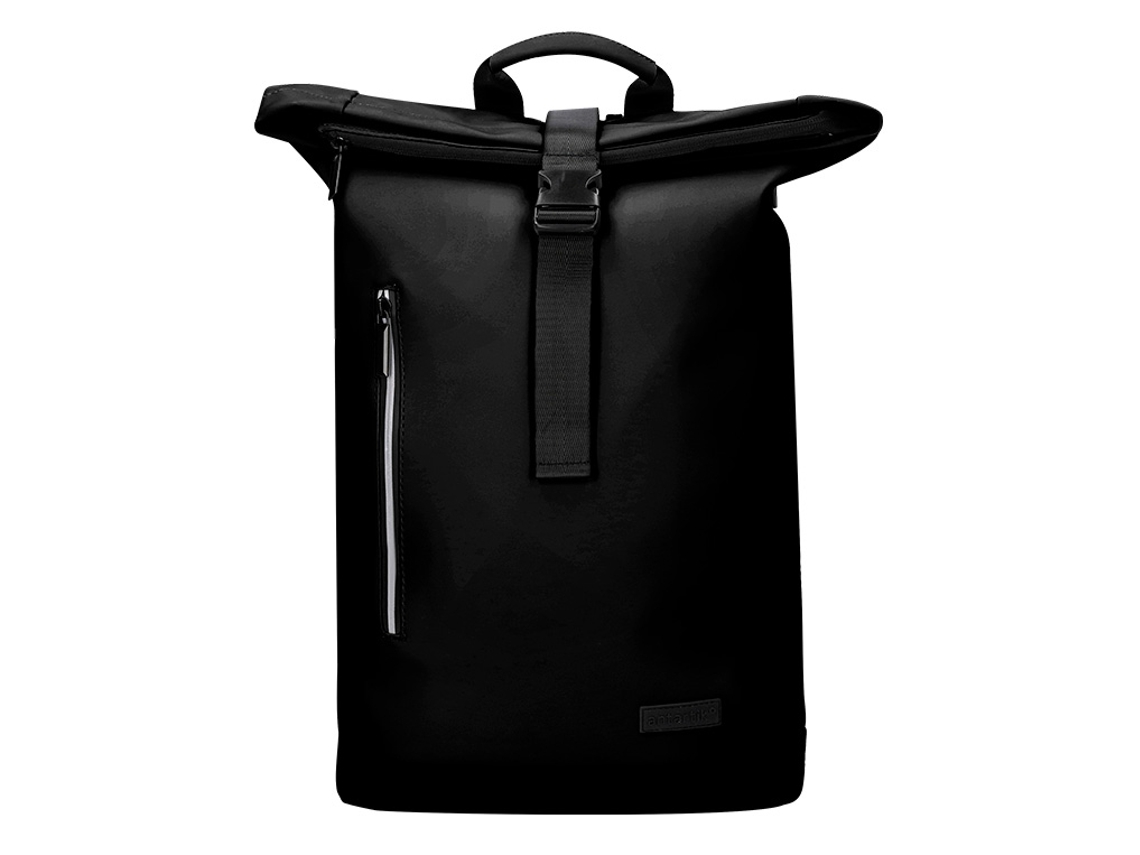 Cartera ANTARTIK Mochila Water Proof Enrollable Diseño Casual Color Negro 480X130X280 Mm