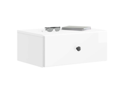 Maison Exclusive - Mesita De Noche De Pared 2 Pcs Brillante 49 X 34,5 X 20 Cm
