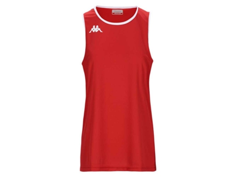 Camiseta sin Mangas de Hombre KAPPA Danca Rojo (M)