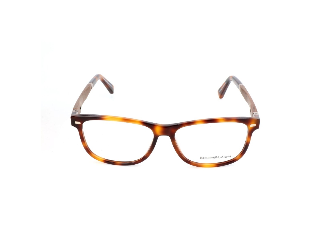 Montura de gafas para hombre Ermenegildo Zegna EZ5062-52-55 (marrón - resina - 145 mm - Ø 55 mm)