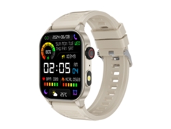Reloj Inteligente con Llamadas Bluetooth Linterna y Seguimiento de Deportes al Aire Libre Caqui YEMAESRE