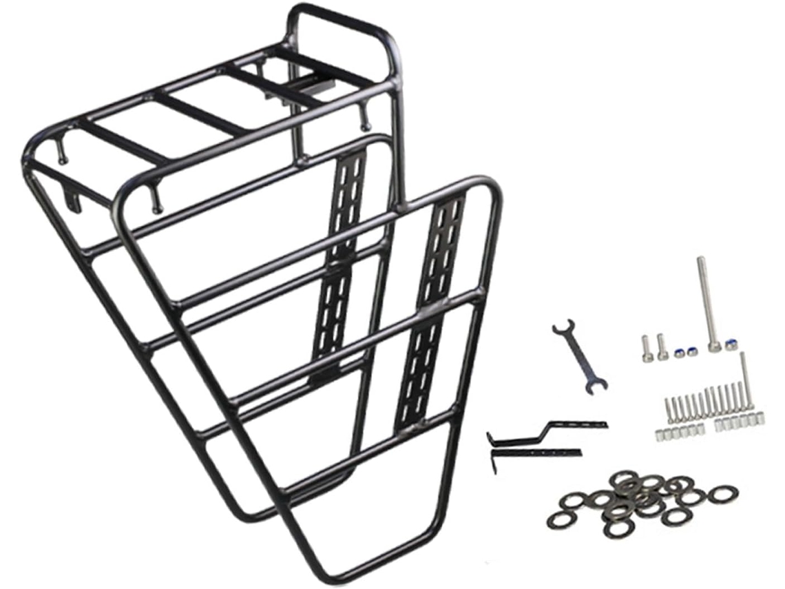 Soporte Delantero Para Bicicletas Harilla, Portabolsas, Portaequipajes, Horquilla Delantera De Turismo.