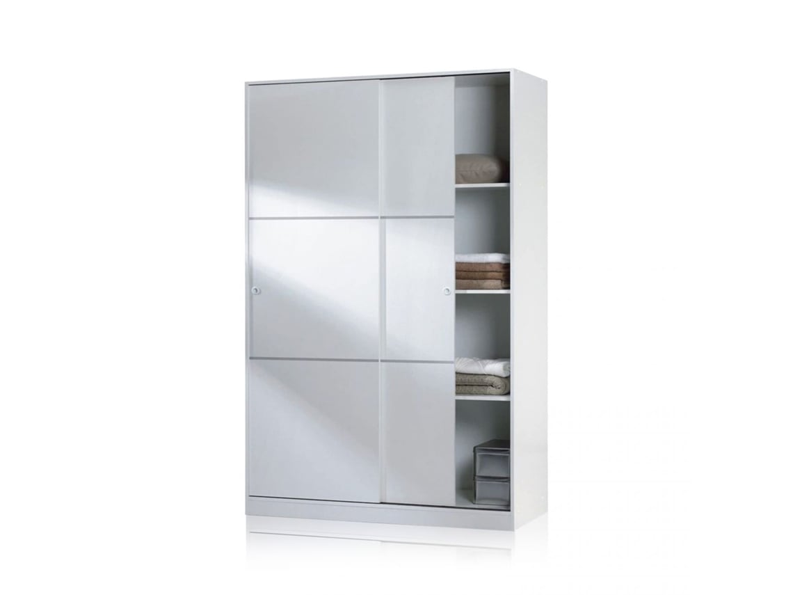 Armario puertas correderas Top Blanco Brillo 120 x 200 x 50cm cm