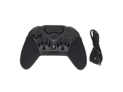 Controlador De Juegos Bluetooth Con Agarre De Silicona 6 Ejes Somatosensorial Macro Luz