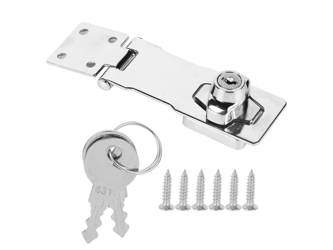 Cerradura De Acero Inoxidable Con Llave Para Puertas, Cajones Y Armarios - Seguridad Duradera