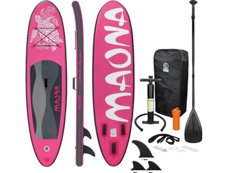 Conjuntos de Paddle Surf ECD GERMANY Maona Rosa (308x76x10 cm)