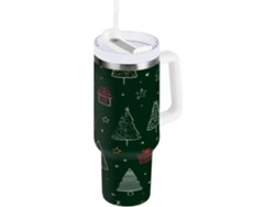 Árbol Navidad Vaso Botella Taza Acero Inoxidable - Vaso Térmico Portátil