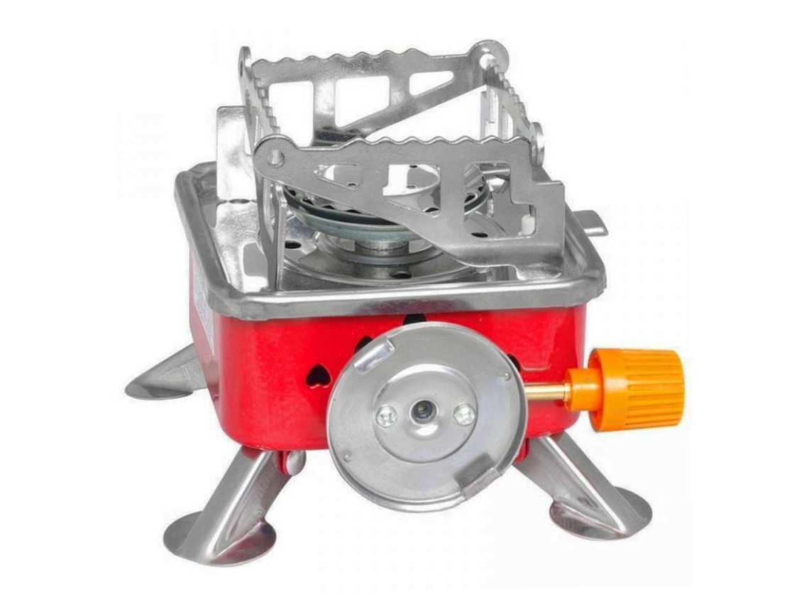Mini Hornillo De Gas Portátil Para Camping Con Encendido Eléctrico, Resistente Al Viento, Ideal Para Acampar, Hacer Senderismo Y Picnics.