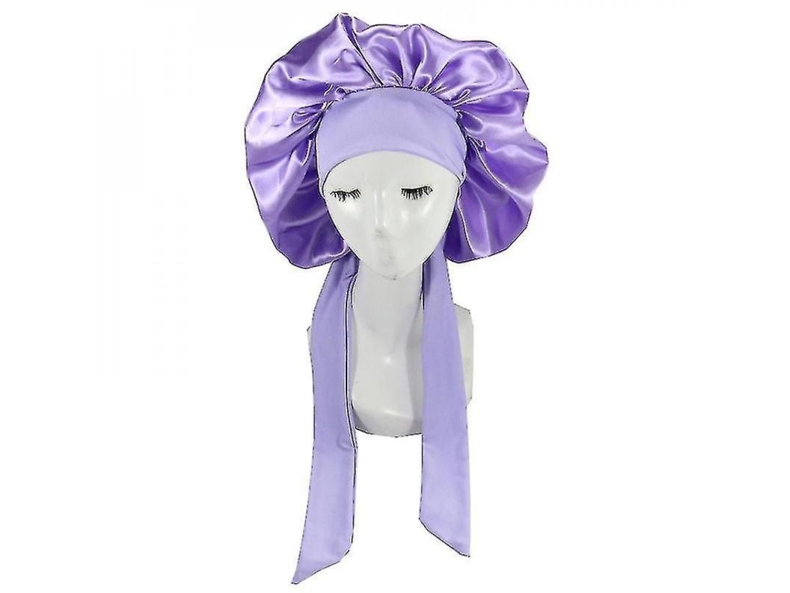 Gorro De Dormir De Satén Con Correa Ajustable. Gorro De Seda De Alta Calidad Para Cabello Y Pelucas.