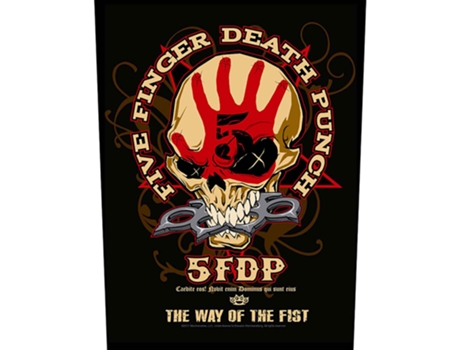 Parche de Espalda para Chaqueta ROCK OFF Five Finger Death Punch Way Of The Fist