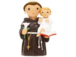 Figura Decorativa LITTLE DROPS OF WATER Santo António Edición Especial (Marrón - Resina)