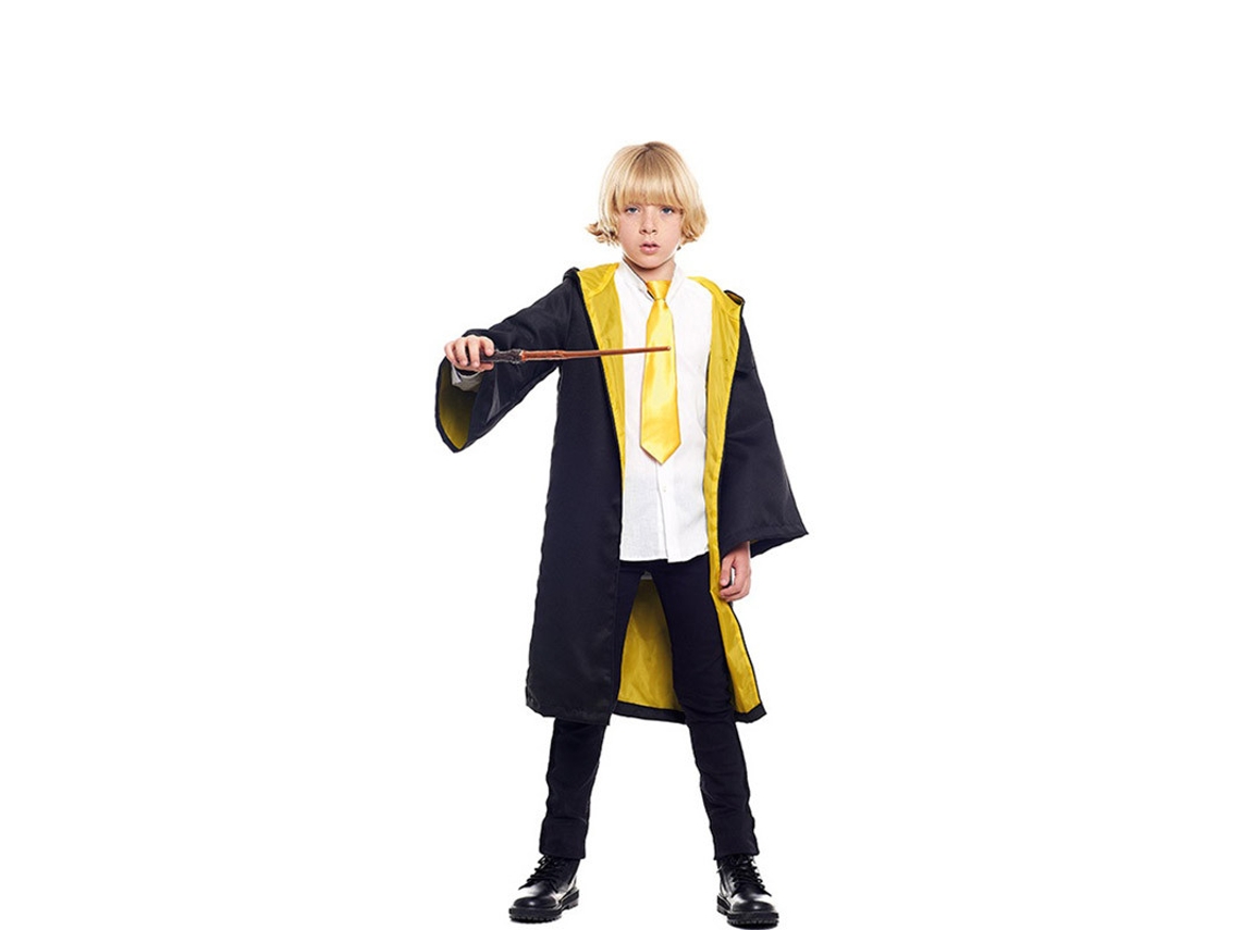 Disfraz de Niño PARTILANDIA aprendiz de brujo amarillo (Tam.: 5-6 anos)
