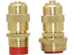 Aspersor de latón ajustable de 1/2 y 3/4 de pulgada para riego | Sin marca