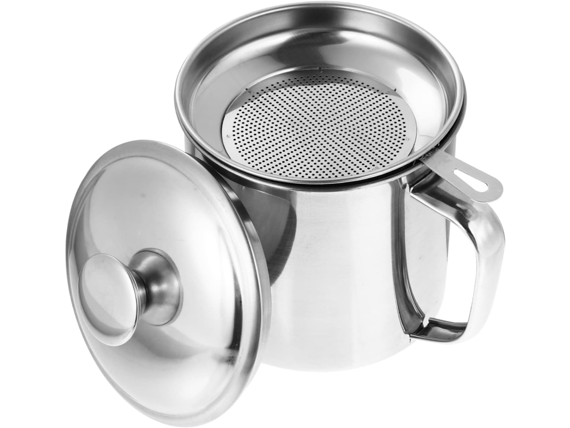 Recipiente Para Cocina, Botella De Aceite De Acero Inoxidable Con Filtro, Botella De Aceite De Cocina