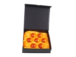 7pcs Conjunto De Bolas De Anime Transparentes Com Estrelas De Acrílico 3.5cm Cosplay Colecionáveis
