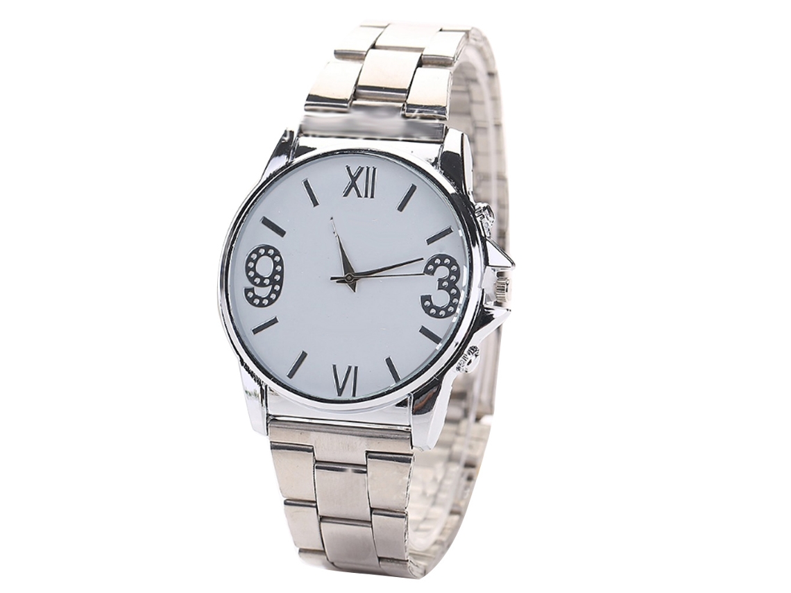 Reloj De Pulsera Sencillo E Informal Para Mujer Yolako Con Esfera Redonda, Cuarzo Rojo Y Aleación.