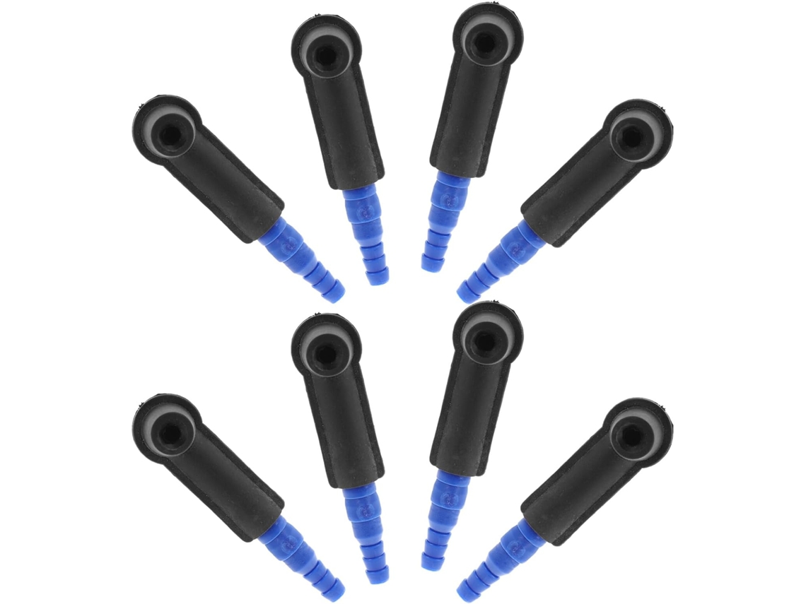 Kit De 20 Adaptadores Negros Para Purgar El Líquido De Frenos, Acoplamientos Rápidos Impermeables, Compatibles Con Motocicletas Y Automóviles.
