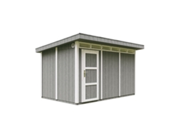 Caseta Jardin paneles a base de Madera LP SmartSide 8,7 m² con Suelo y Baldosas Bituminosas - L279xA412xA237 cm - TIMBELA M904 - CAVERN STEEL