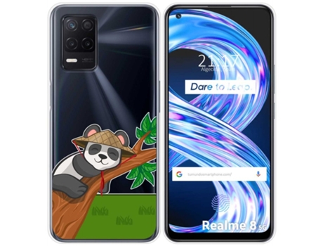 Carcasa Realme 8 5G / Narzo 30 5G TUMUNDOSMARTPHONE Dibujos Transparente Multicolor