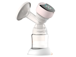 Extractor de leche eléctrico Yunzii con pantalla LED para masaje de lactancia: silencioso e indoloro.