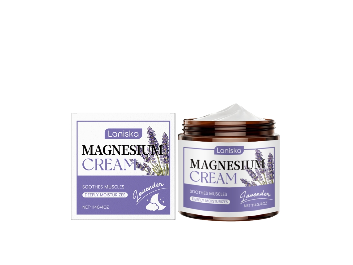 Crema de magnesio y lavanda para mejorar el sueño.