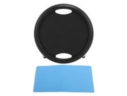 Kklv-tabla Abdominal Com 4 Rodas Giratórias 360 Graus Carga Pesada Placa Deslizante Fitness Preto