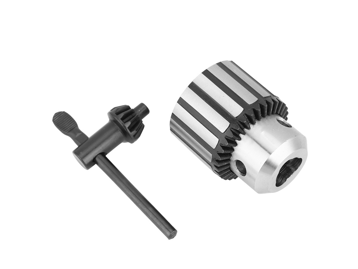 Mandril De Taladro De Gran Resistencia B18 Con Llave, 3-16mm Para Tornos Y Taladros De Banco