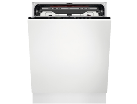 Lavavajillas Integrable AEG FSE74707P (15 cubiertos - 60 cm - Panel Negro)