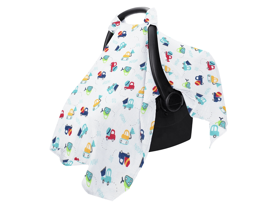 Funda de muselina transpirable Eifson para asiento de coche de bebé, ideal para verano, primavera, días calurosos y climas cálidos (coches).