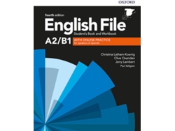Libro English File 4th Edition A2/B1. Students Book and Workbook with Key Pack de Christina Latham-Koenig, Clive Oxenden et al. (Español)
