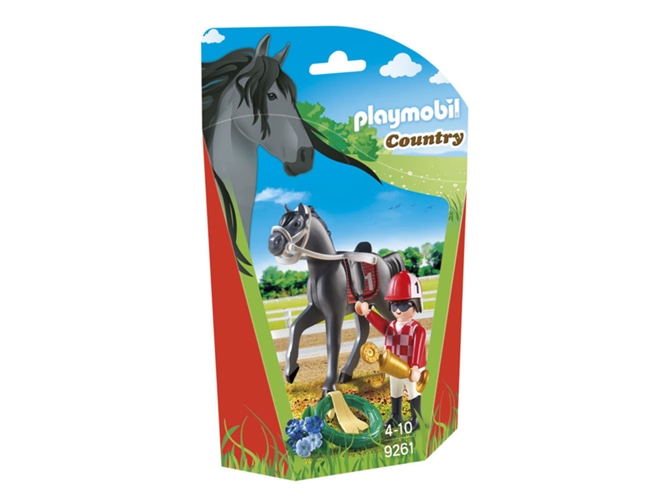 PLAYMOBIL Country: Jockey (Edad Mínima: 4)