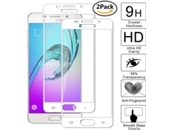 Protector Cristal Templado Samsung Galaxy A5 2016 A510 HONGWE. Cobertura Completa Blanco