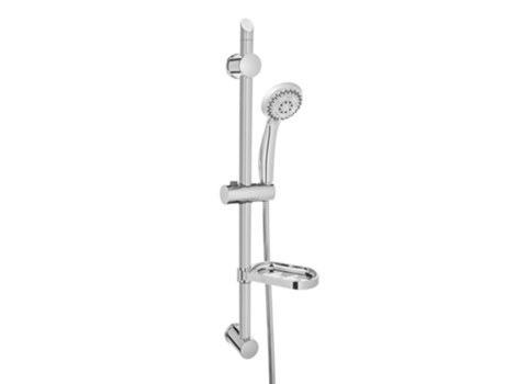 Conjunto de Ducha INVENA de Baño Completo con Cabezal de Ducha Multifunción, Manguera de 150 cm, Soporte y Jabonera
