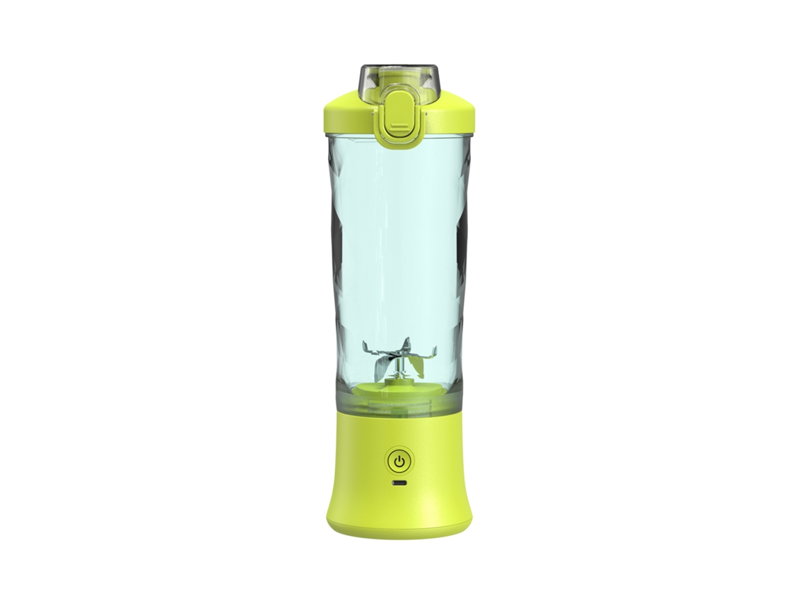 Exprimidor Eléctrico De Frutas, Licuadora Portátil Recargable Por Usb De 600 Ml (amarillo) Czhhmart