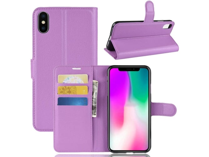 Funda Samsung Galaxy A8+ 2018 Flip Violeta