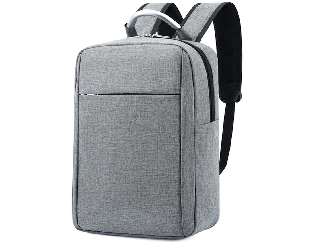 Mochila Masculina - Usb Cinza