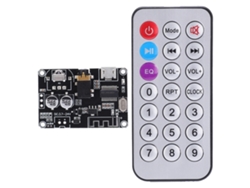 Módulo Amplificador De Potencia Estéreo Con Receptor Bluetooth 5.0, Placa Decodificadora Y Control Remoto Xy-wrbt