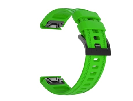 Correa de Silicona para Garmin Fenix 7S/6S Pro/6S/6X/6/5S Plus/5S/Instinct 2S - verde amarillento