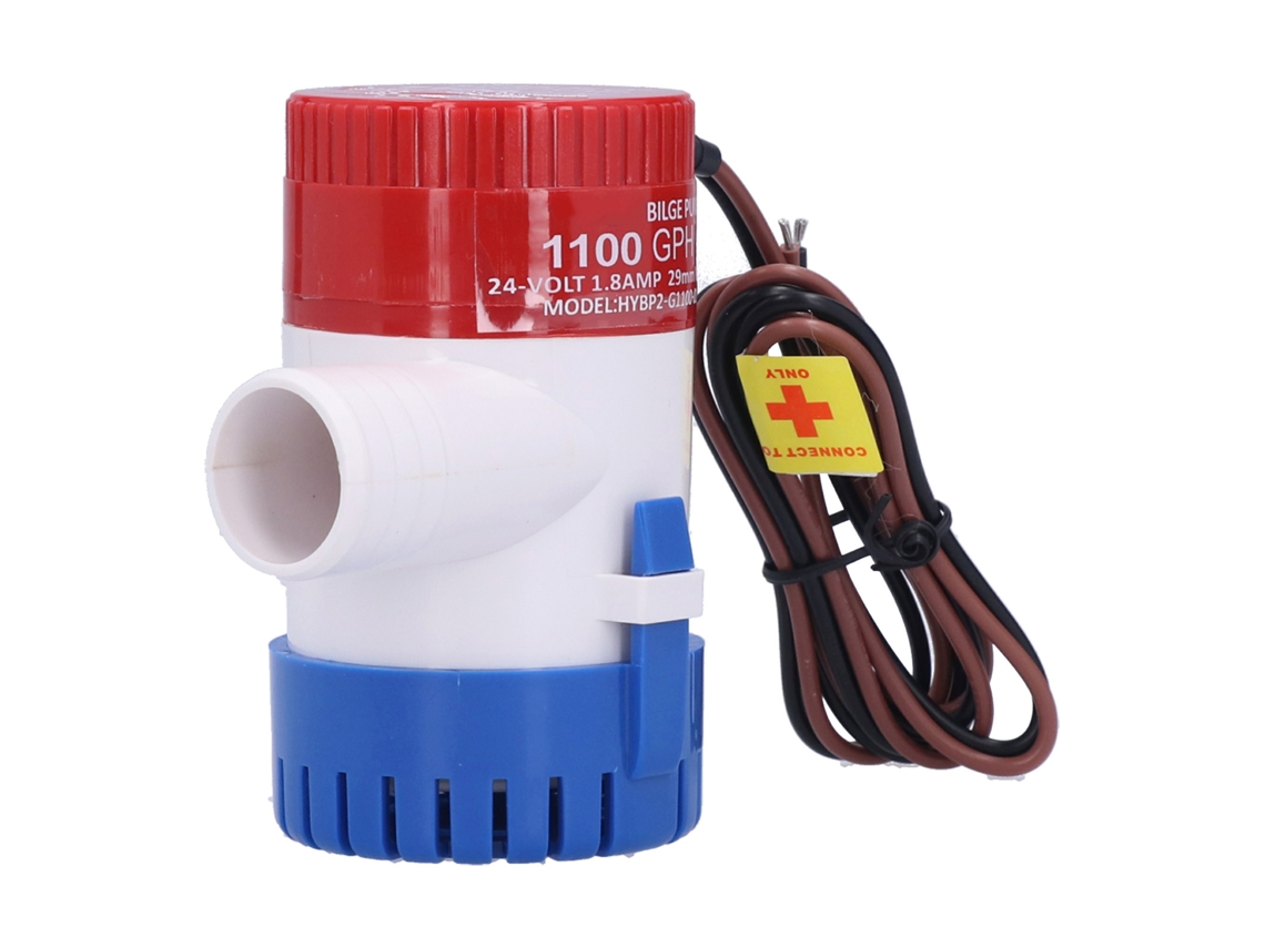 Bomba Sumergible De Agua Dc Para Muestreo De Aguas Residuales Barco Yate Drenaje Elevación 3m/4m 24v 1100g