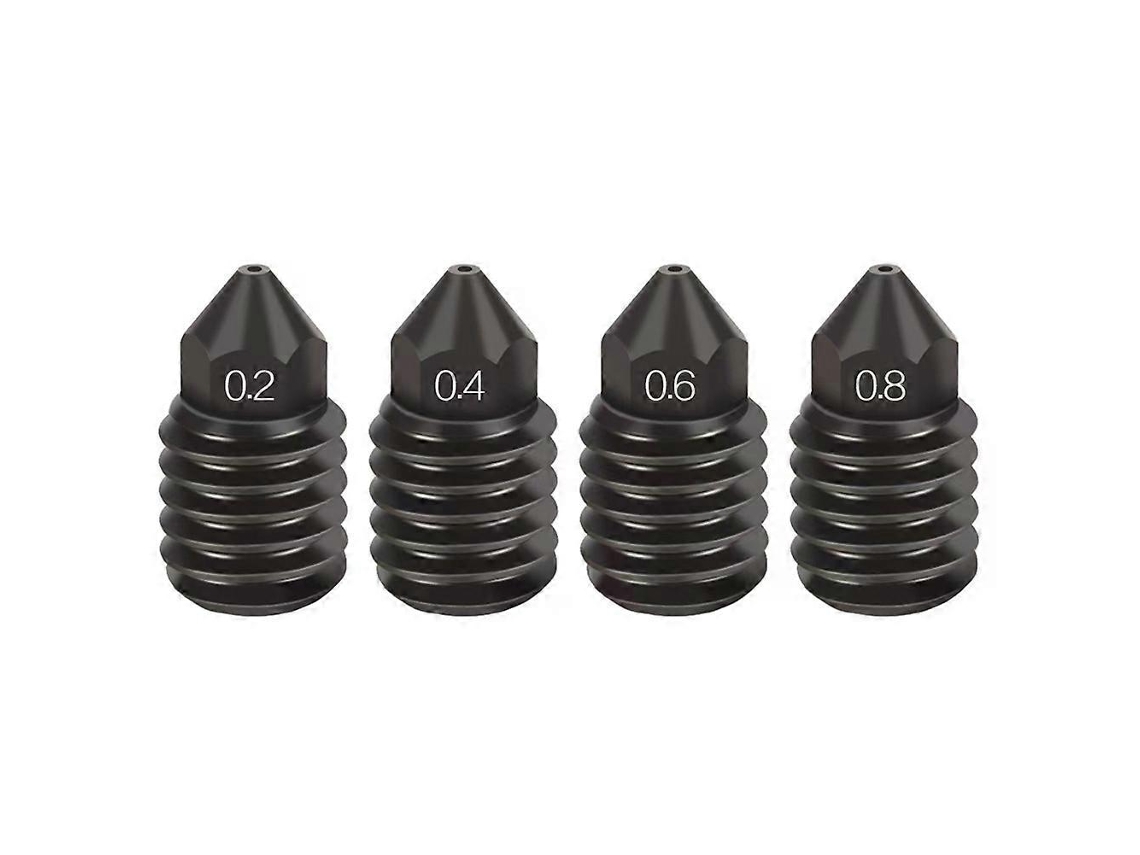 For Bambu Lab A1/h2d/ Min Nozzle Hardened Steel 0.2 0.4 0.6 0.8mm Nozzles For Bambulab Upgraded Hotend 3d Printer Parts