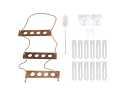 Terrario de pared para plantas con 3 niveles y 12 tubos | Sin marca