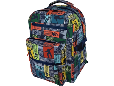 Mochila Bigpack GRAFOPLAS Bits & Bobs Skate 2024 46X32X24Cm Adaptada a Carro 37501912