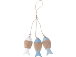 Colgante Madera Forma Ventana Decoración Pared Natural Adorno Jardín Fiestas Niños Niñas Pez