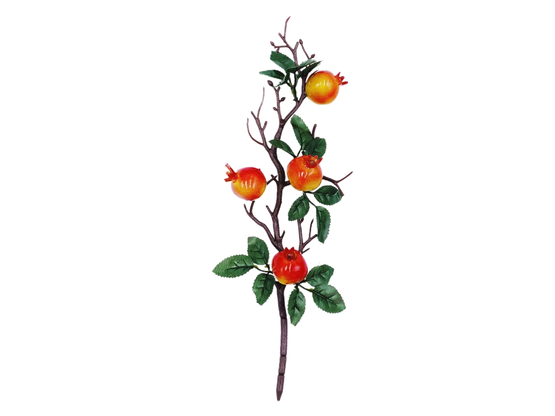 Ramos navideños decorativos con frutas de plástico para decoración navideña