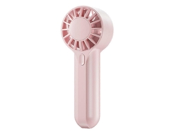 Mini ventilador portátil recargable por USB, con potente flujo de aire, ideal para usar en la mano o sobre una mesa, para refrescarse en exteriores (verde).