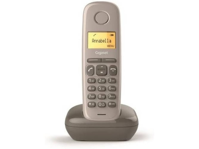 Teléfono fijo Sin Cable GIGASET A170 marrón